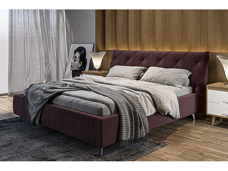 Letto - Violetta velluto - ANNY