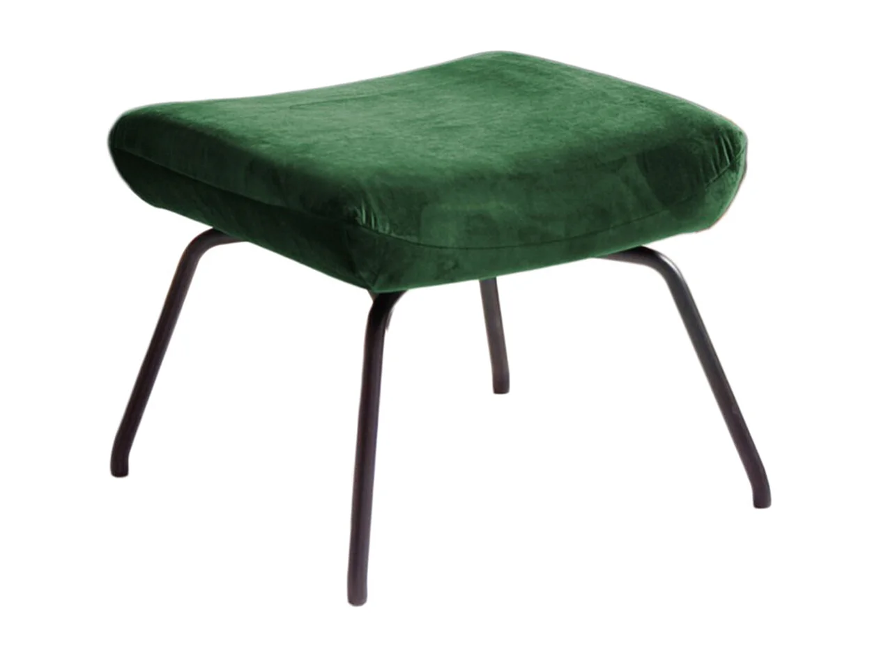 Fußhocker - Smaragdgrün Velvet - LOTTE