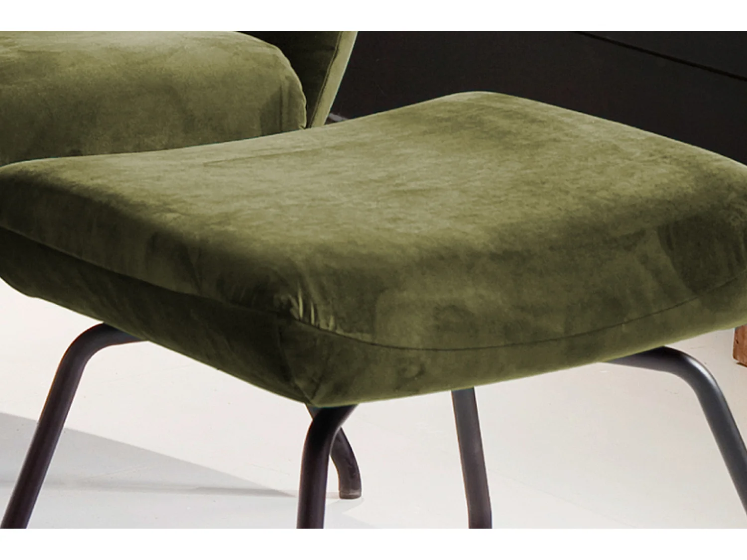 Pouf - Vert Velours - LOTTE