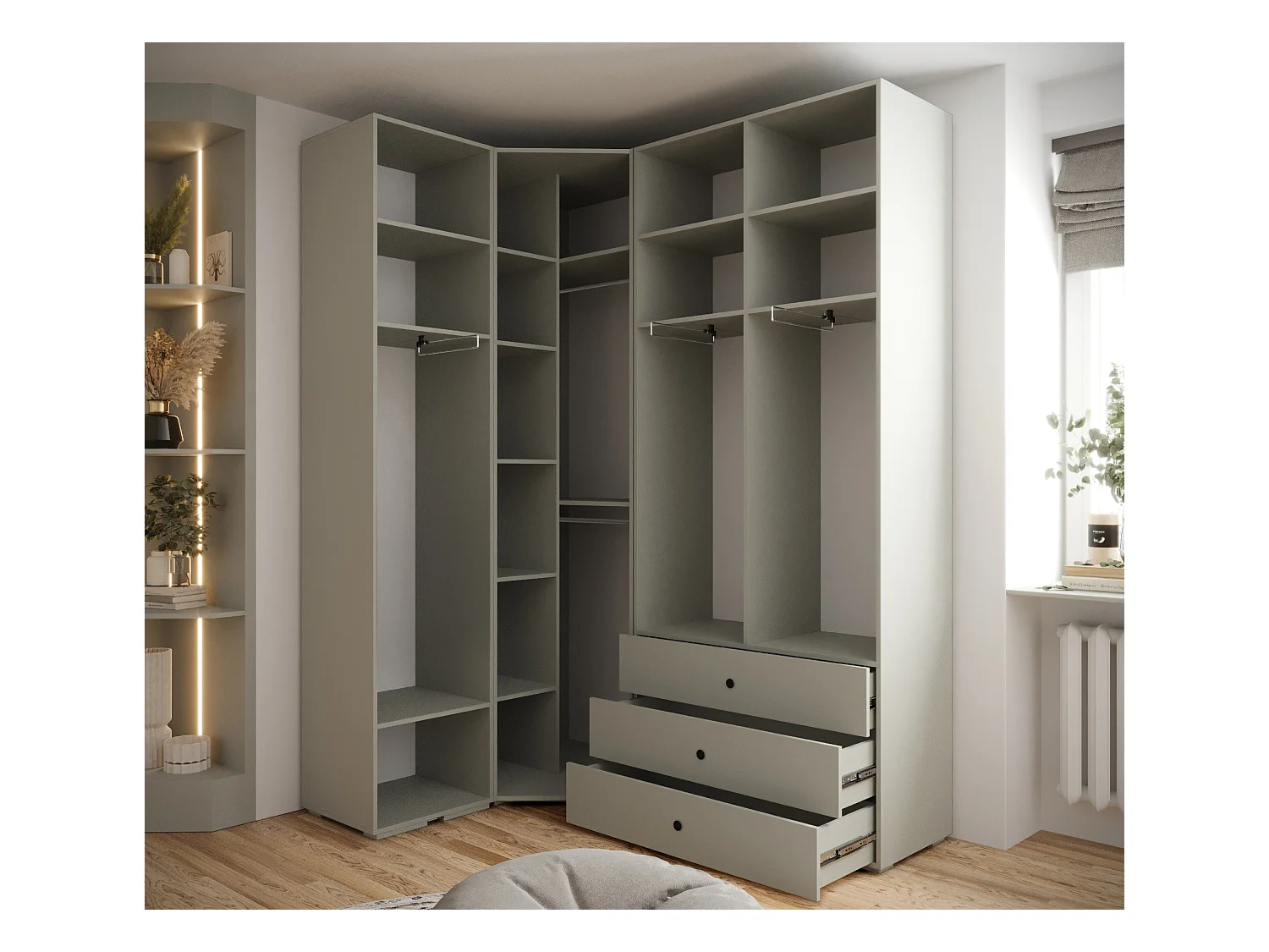 Inova kledingkast Z6 236,7/182/62