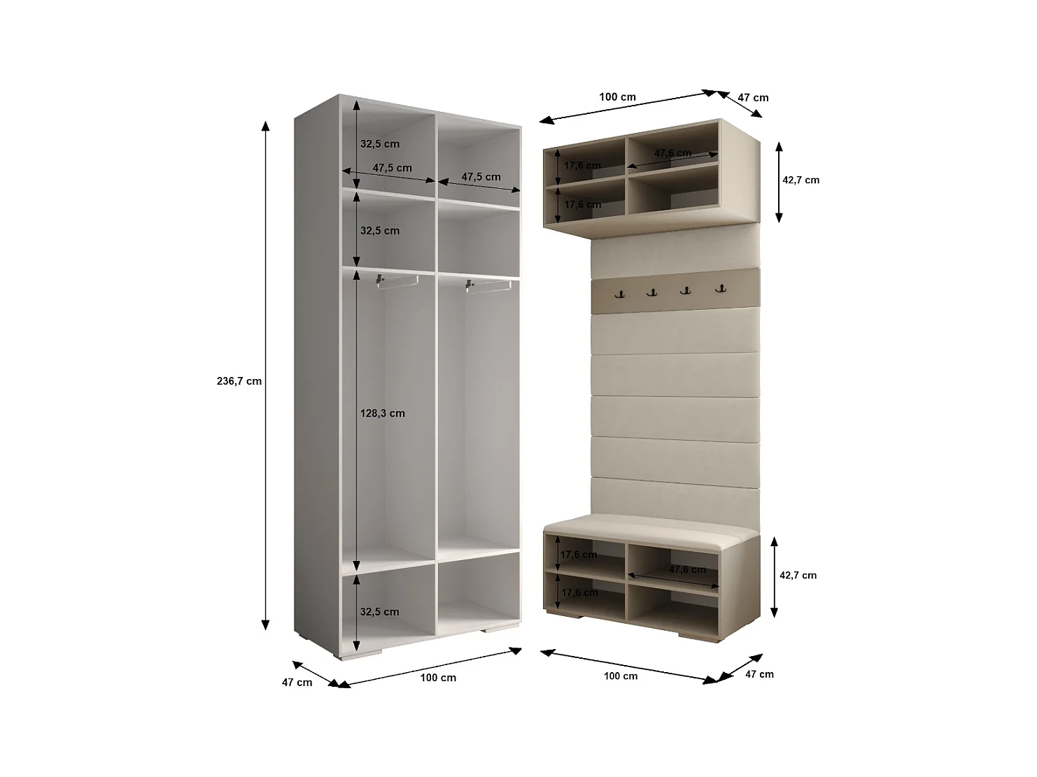 Garde-robe Inova 2 Z18