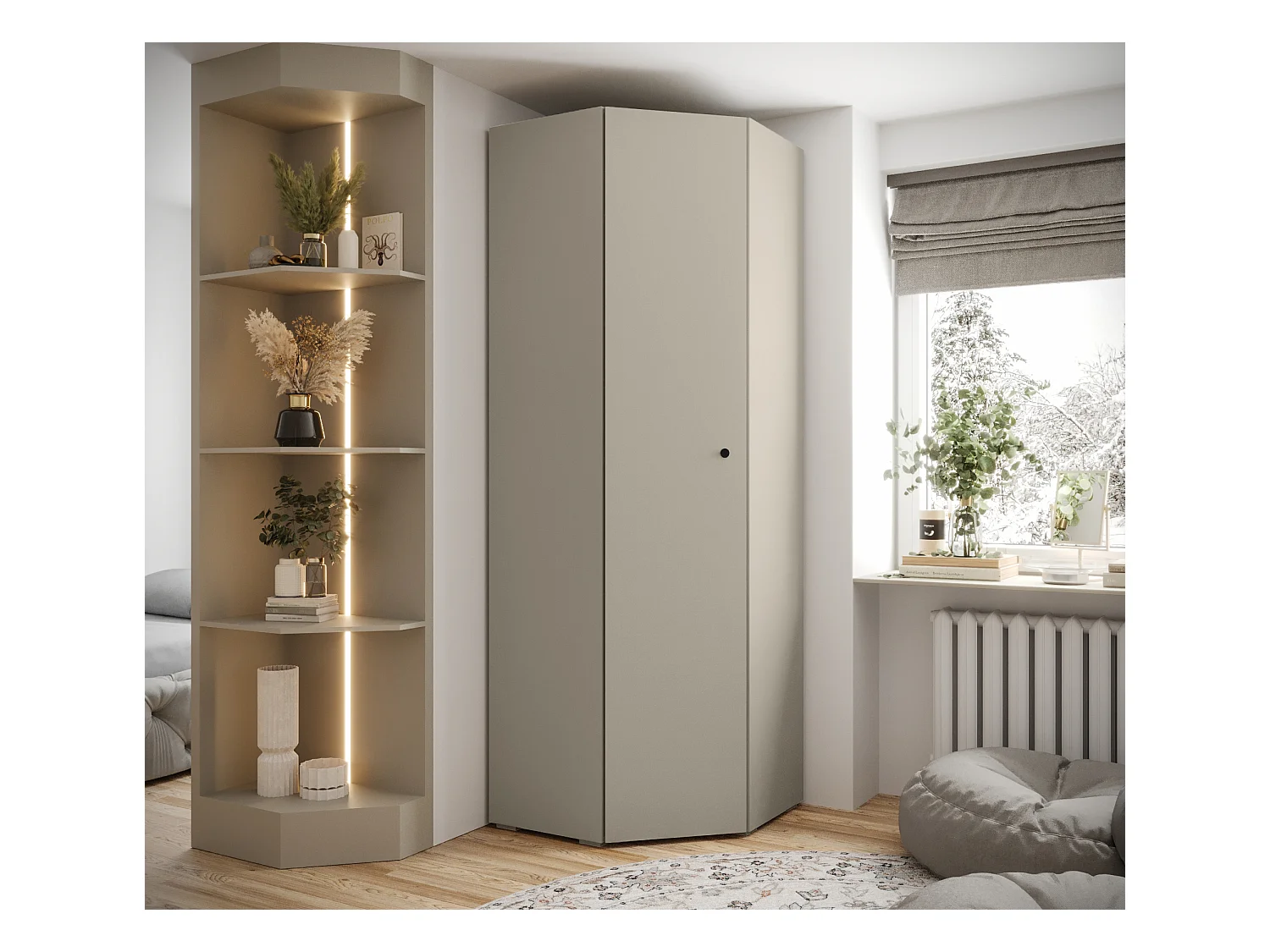 Hoek kledingkast Inova 2