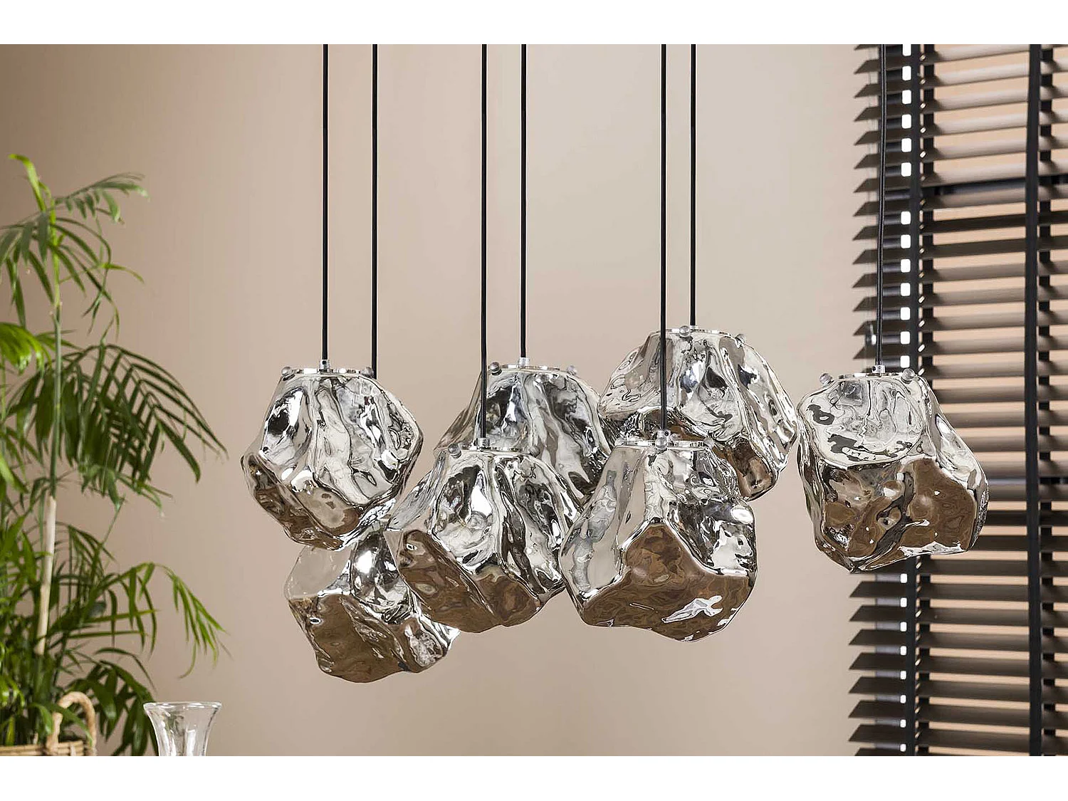 Lámpara - plata Cristal - EDESSA