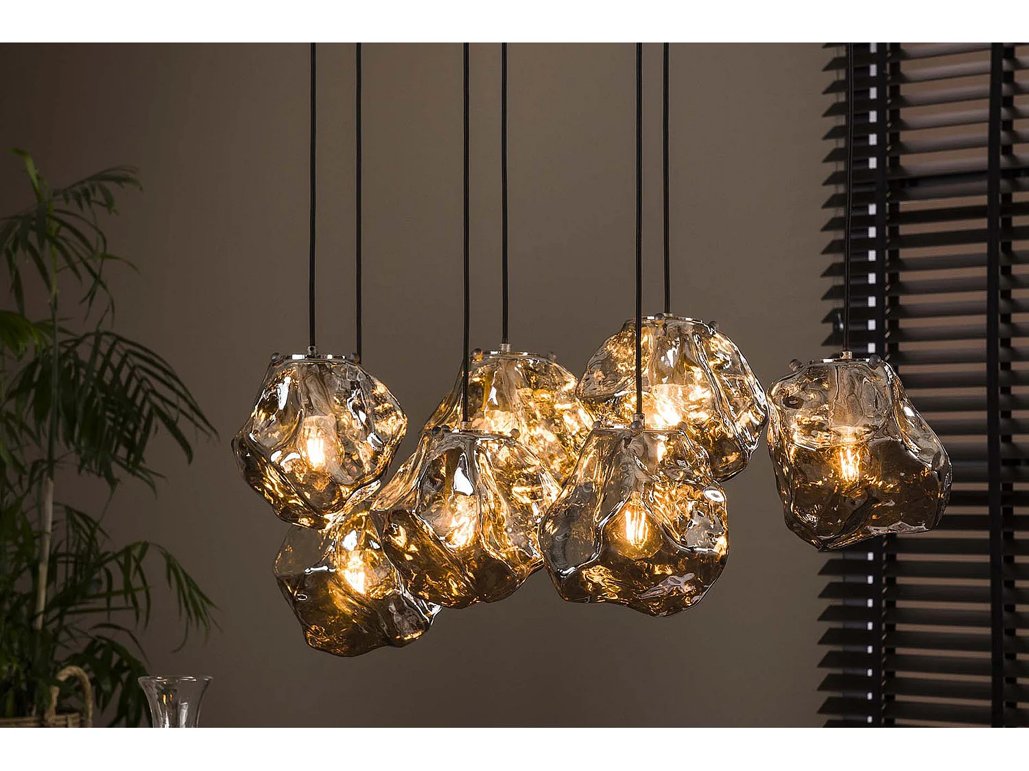 Lámpara - plata Cristal - EDESSA