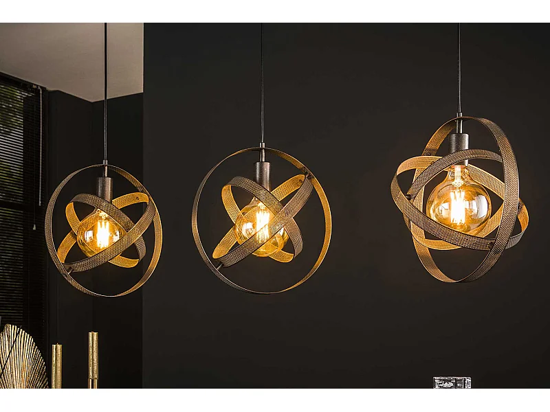 Hängelampe - Schwarz Metall - DILLY