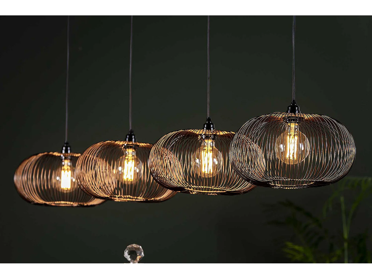 Hängelampe - Schwarz Metall - CATAVI