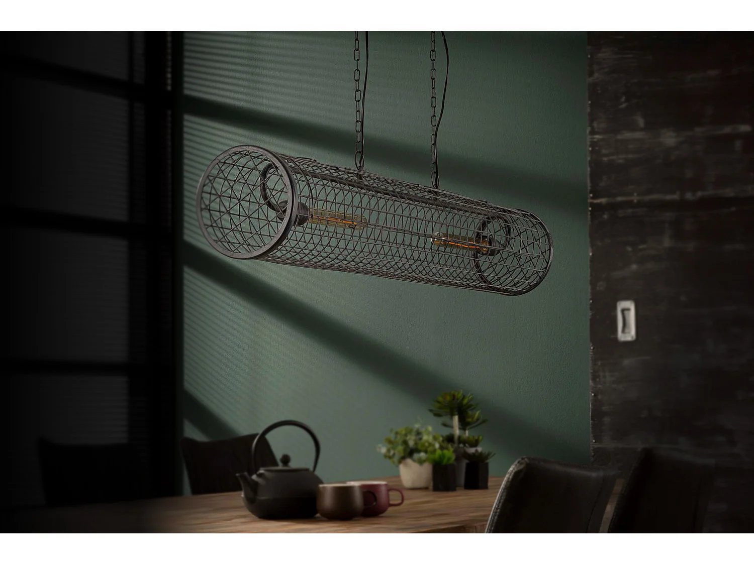 Hängelampe - Schwarz Metall - VIANA