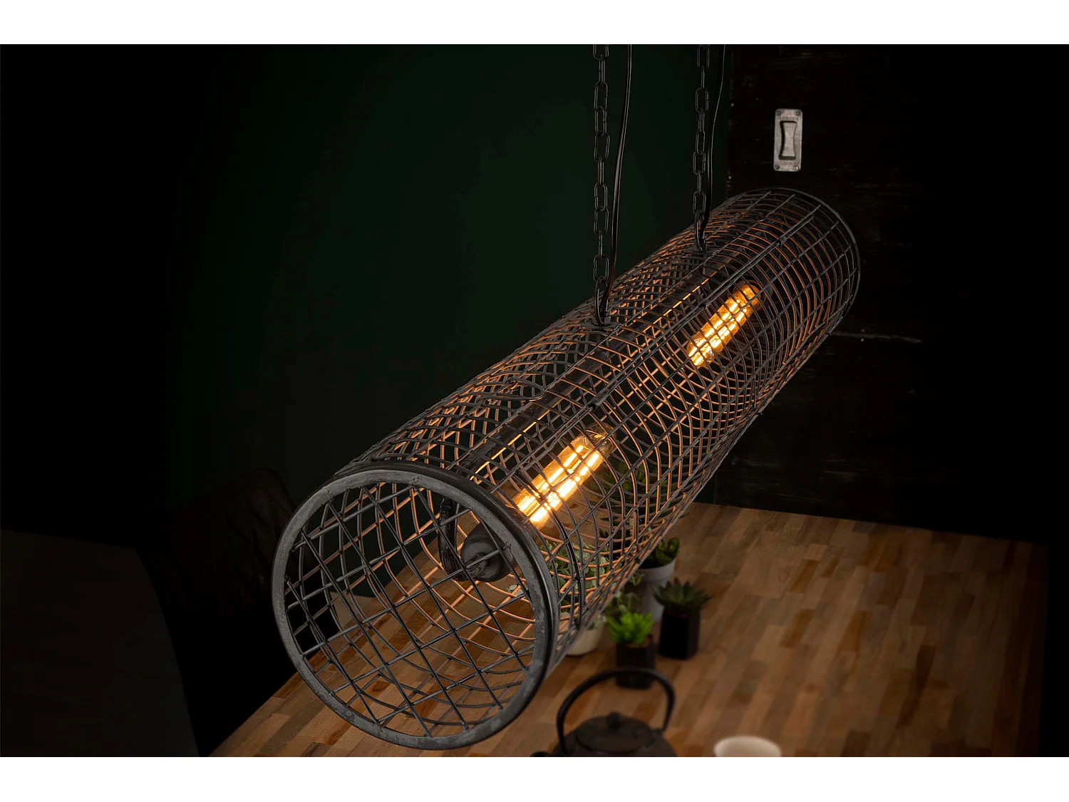 Hängelampe - Schwarz Metall - VIANA