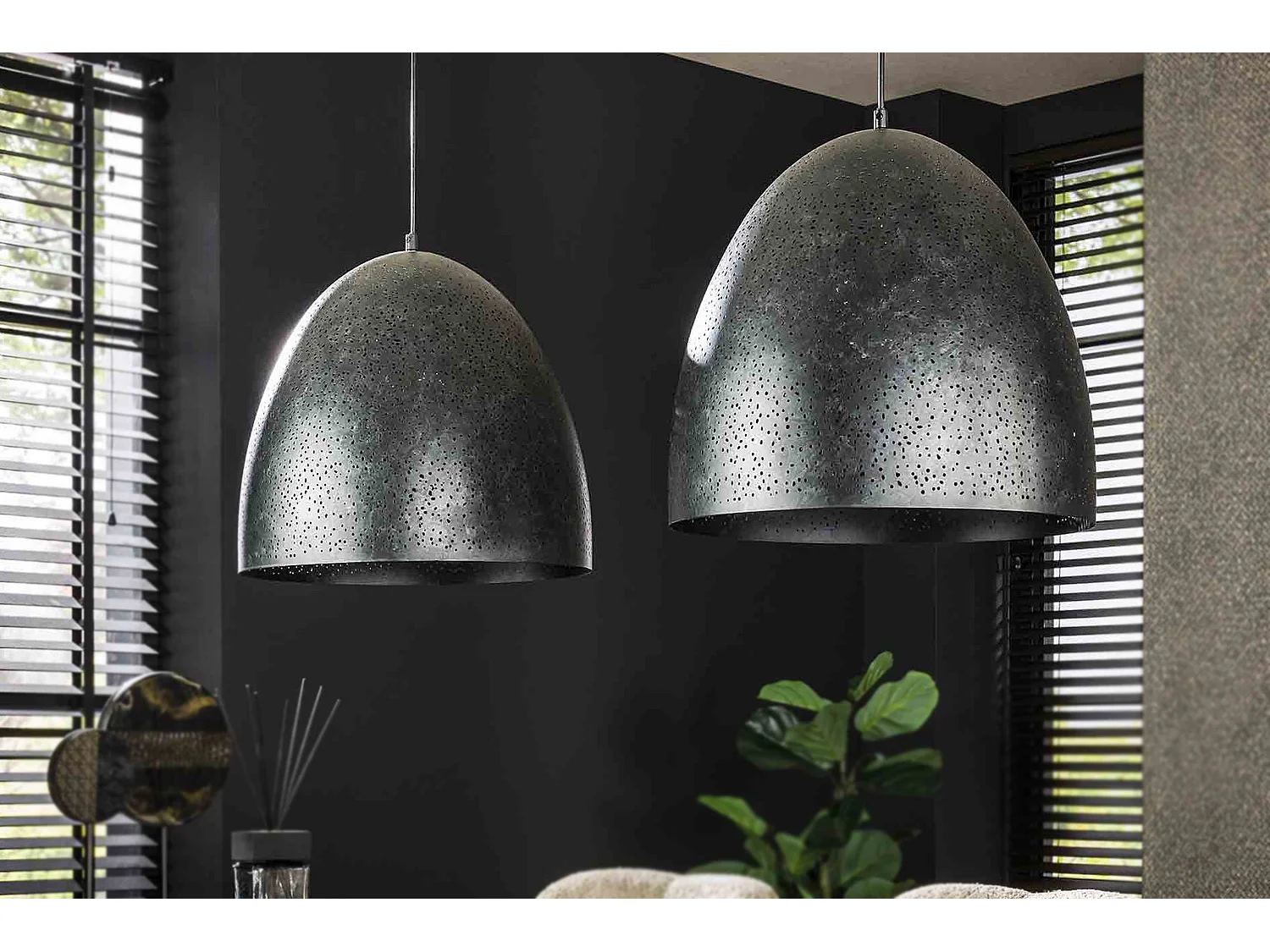 Hängelampe - Schwarz Metall - BALZAR