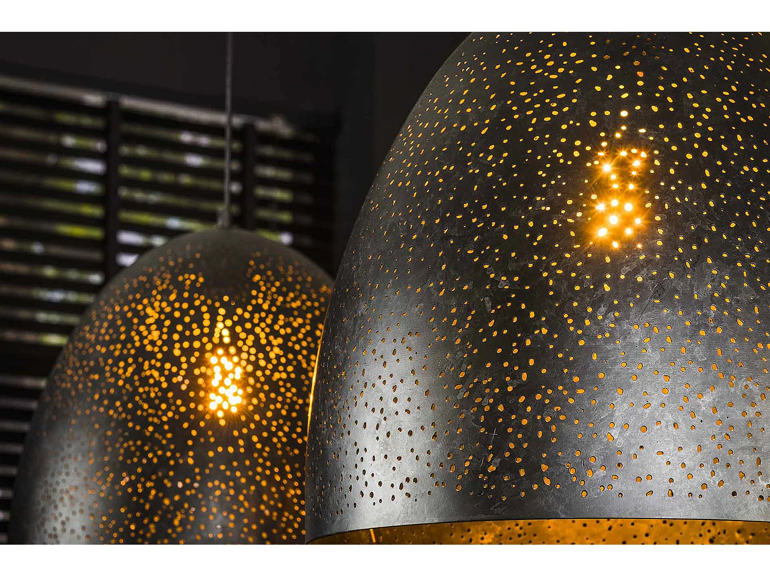 Hängelampe - Schwarz Metall - BALZAR