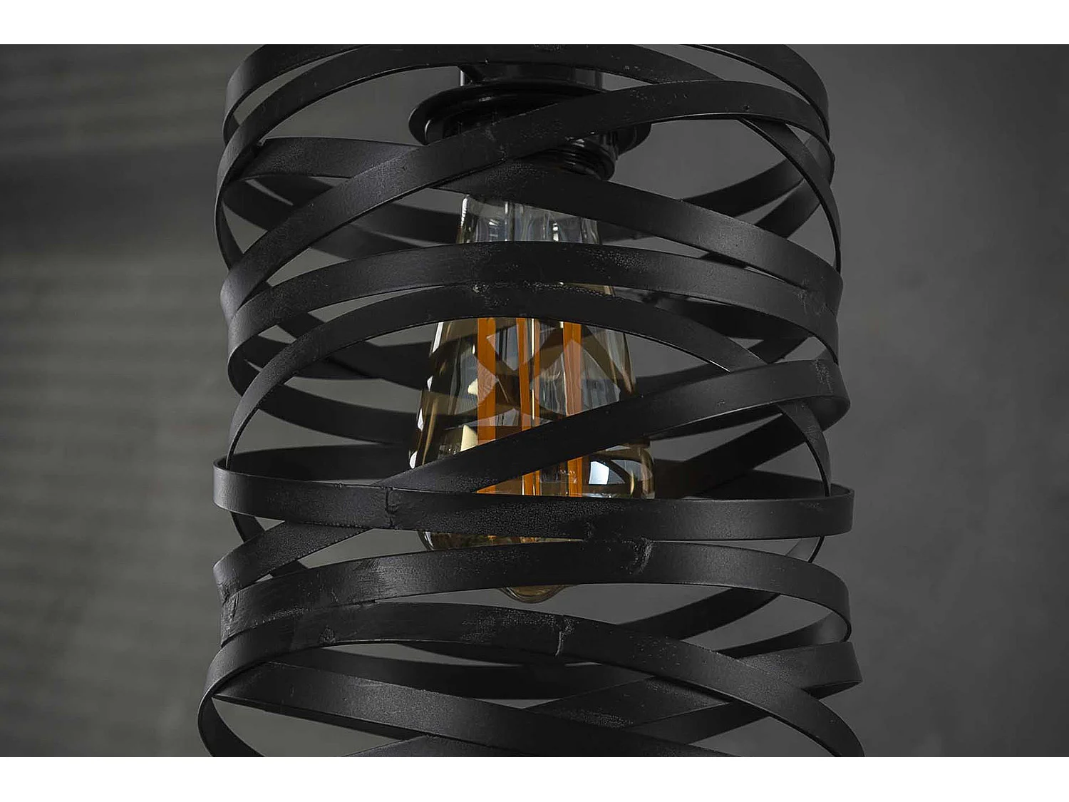 Hängelampe - Schwarz Metall - ALMAS