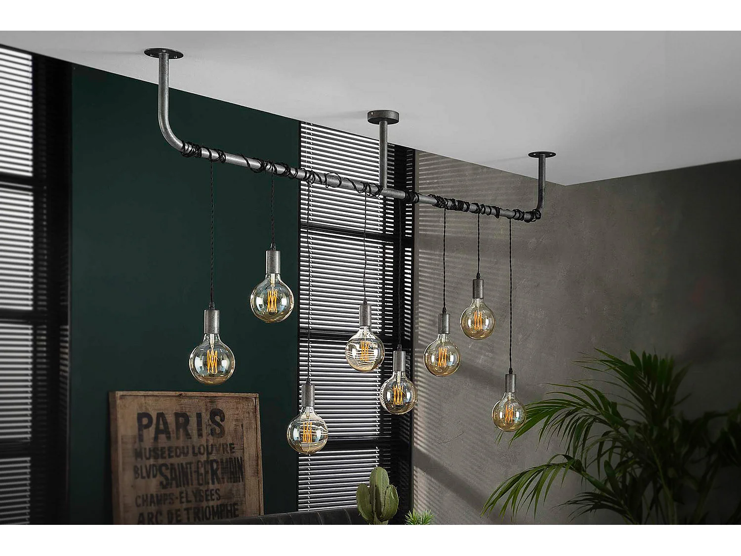 Lampada - Grigio metallo - VARESE