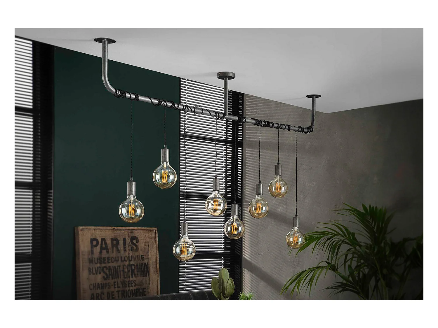 Lampe - Gris métal - VARESE