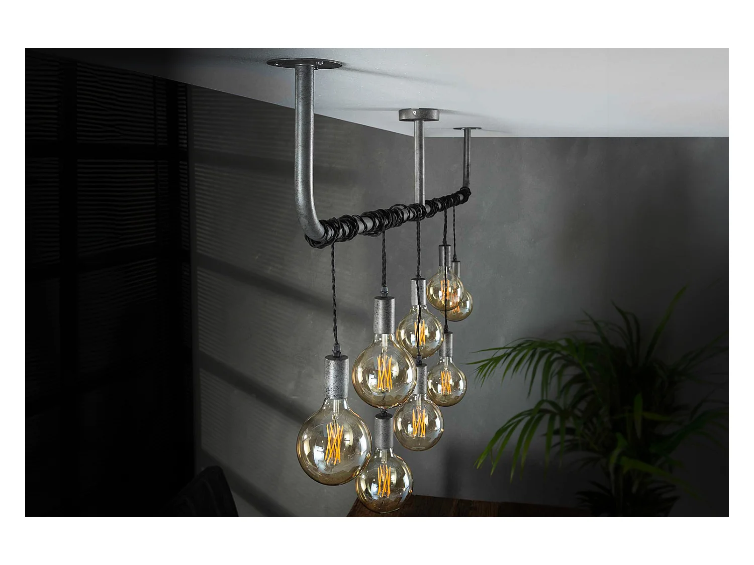 Lampe - Gris métal - VARESE