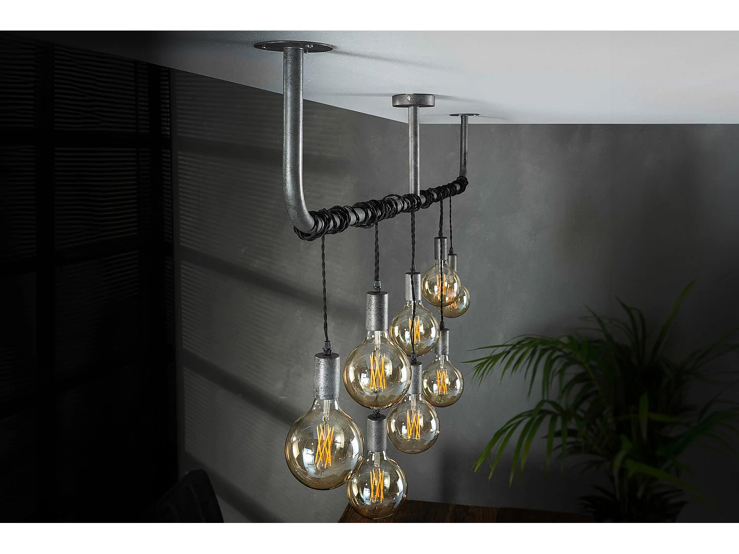 Lampe - Gris métal - VARESE