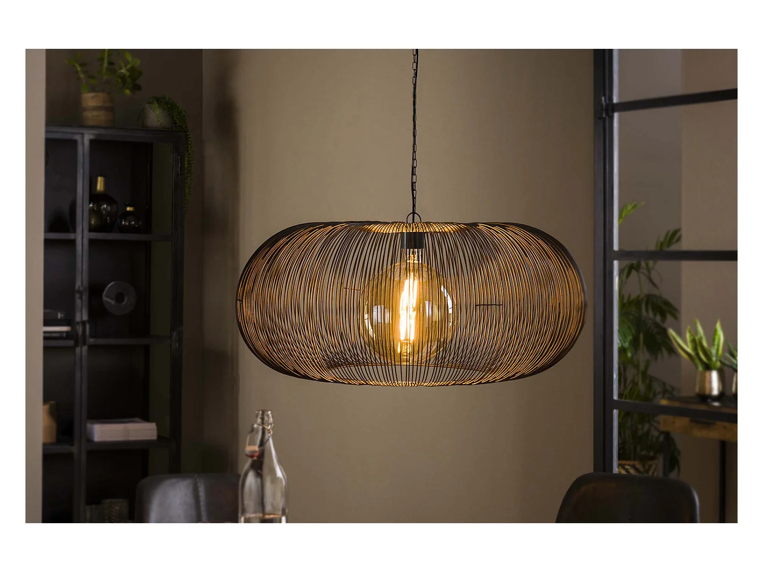 Hängelampe - Schwarz Metall - CATAVI