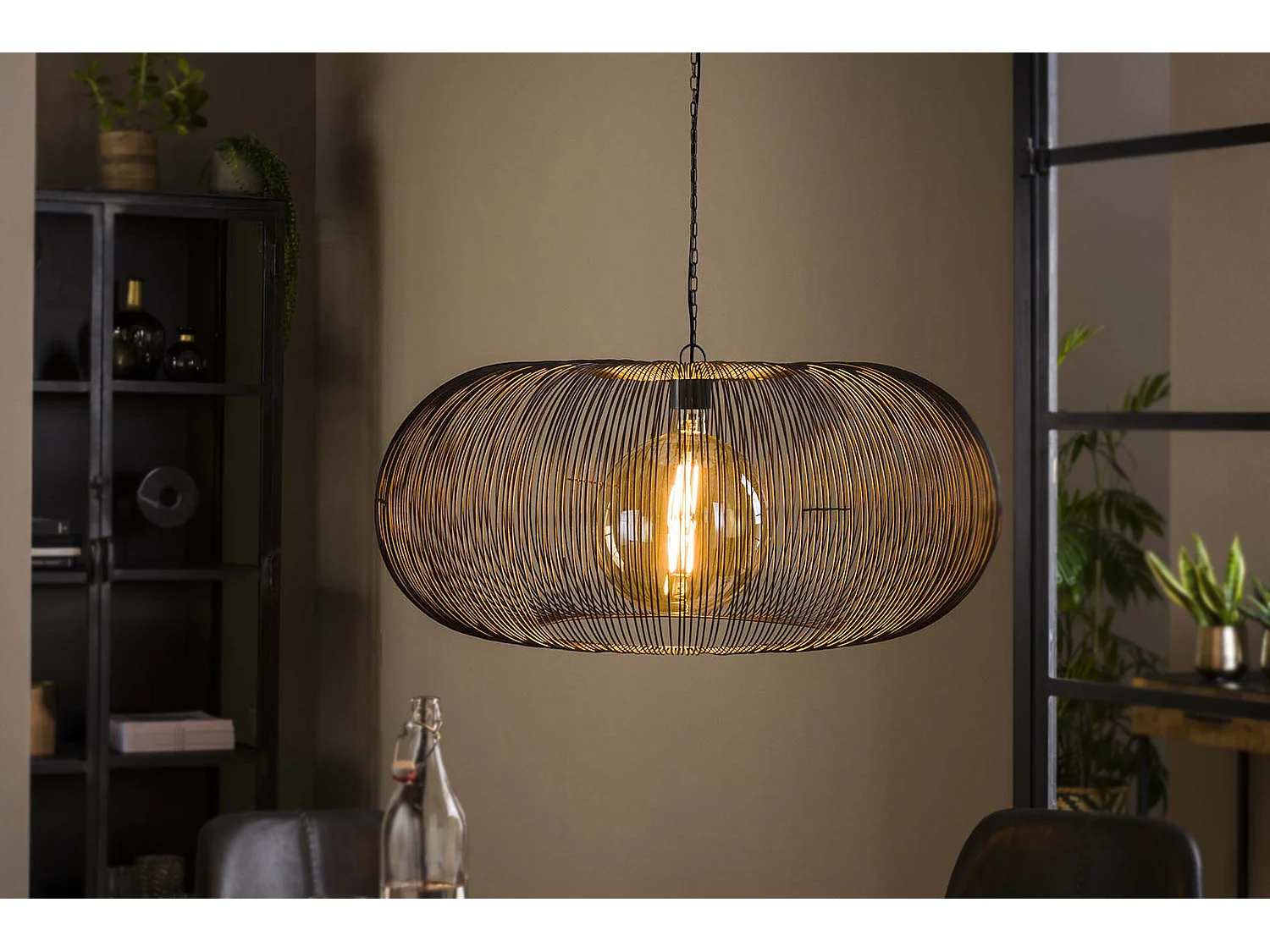 Hängelampe - Schwarz Metall - CATAVI