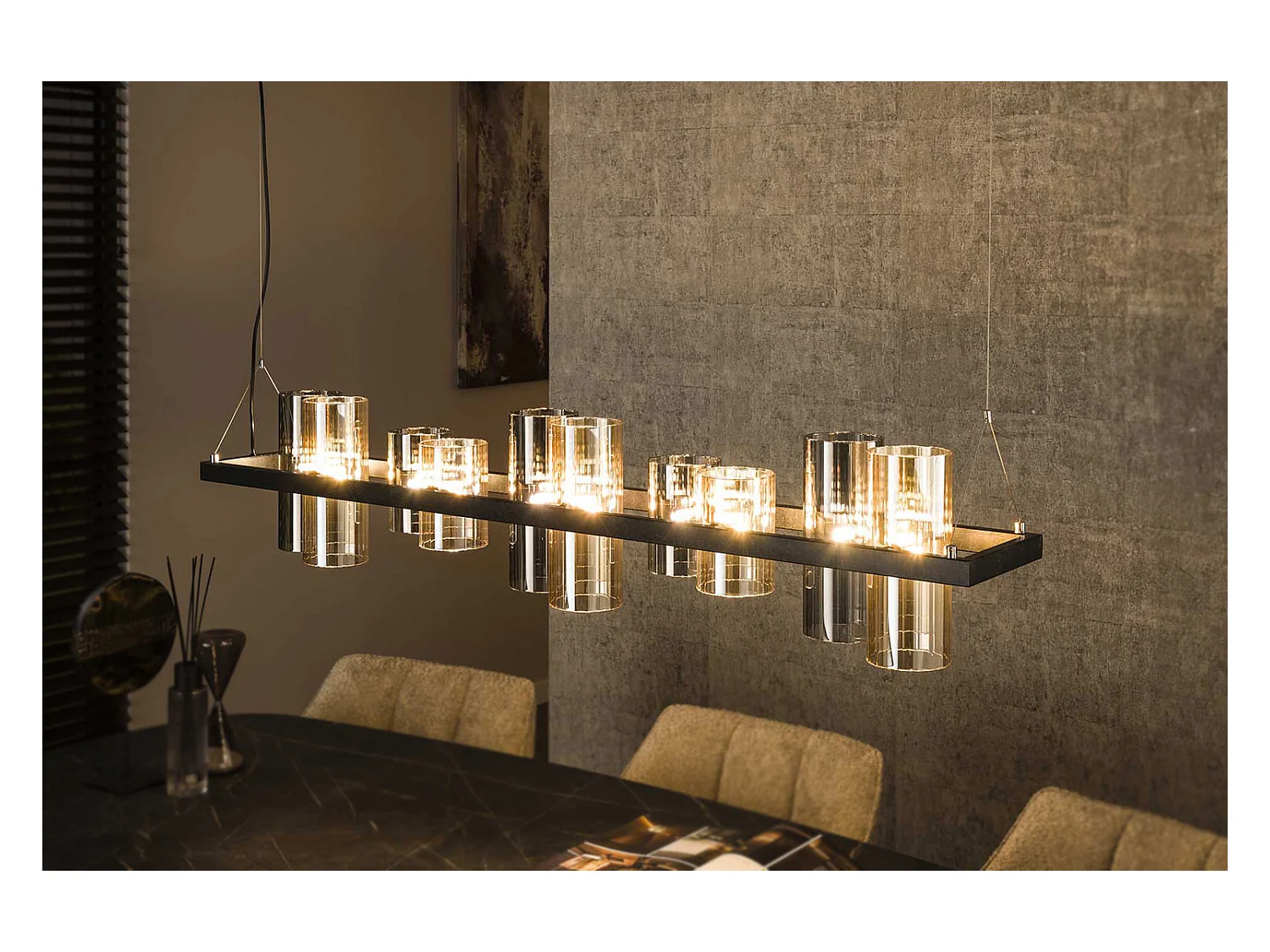 Lampe - Noir Verre - MALLAWI