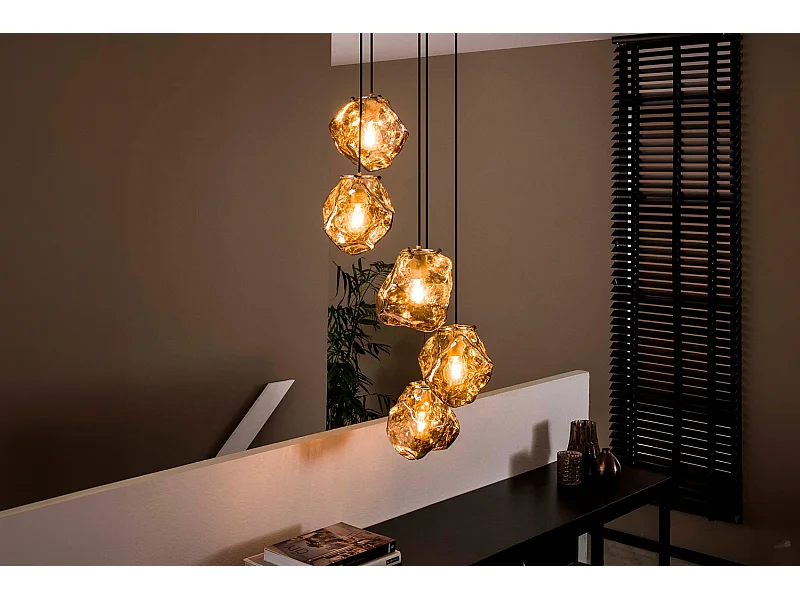 Lampe - argent Verre - EDESSA