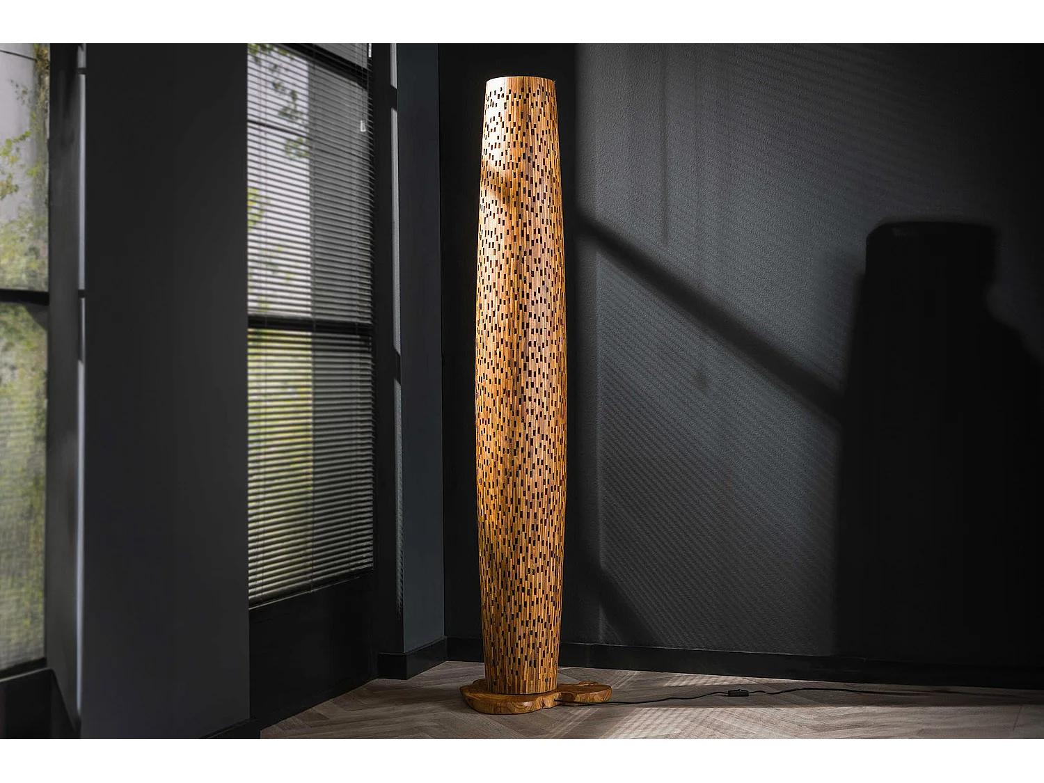 Stehlampe - Holz Holz - EDEIA