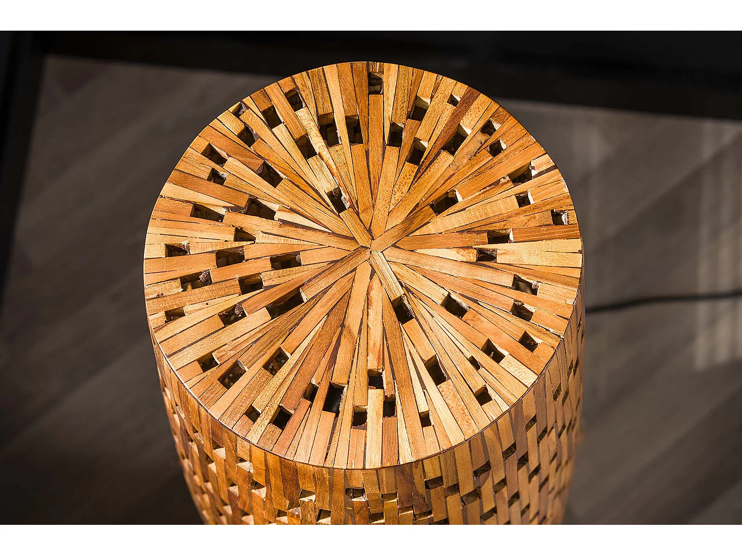 Stehlampe - Holz Holz - EDEIA