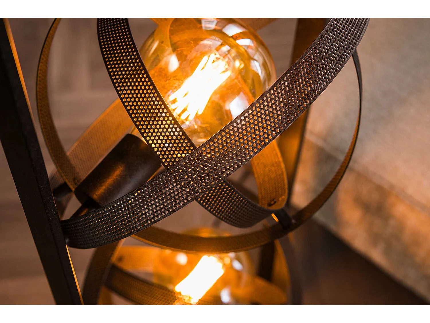 Stehlampe - Schwarz Metall - DILLY