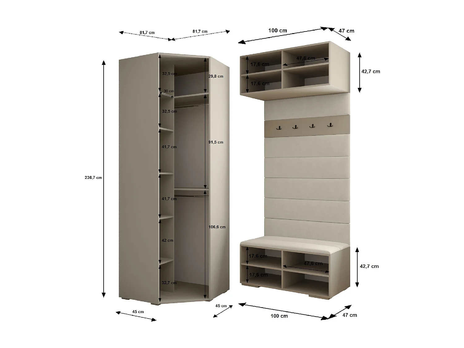 Garde-robe Inova 3 Z21