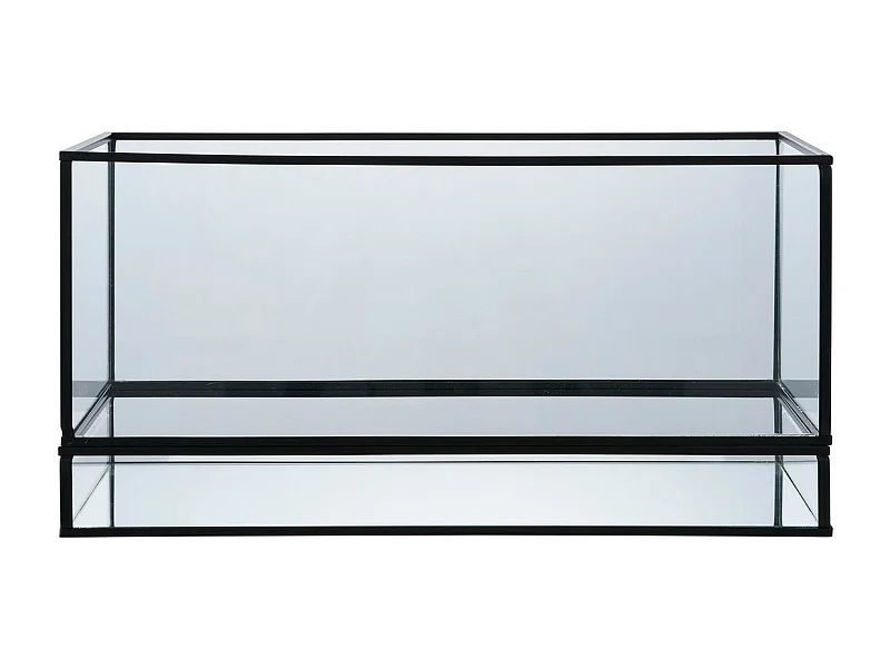 Kaarsenhouder Hurricane, Zwart, 12x30x15 cm, Seven Design