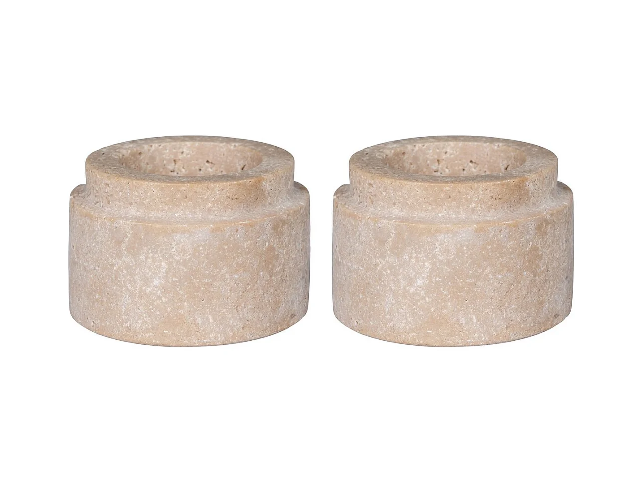 Bougeoir Tealight, Marron, 7x7x4,5 cm, EPIKASA