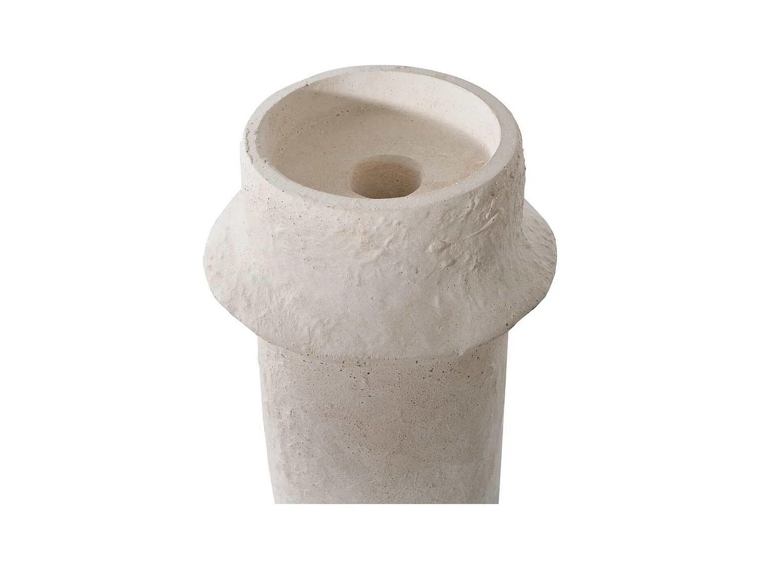 Portavelas Noah, Blanco, 11,4x11,4x15,2 cm, EPIKASA