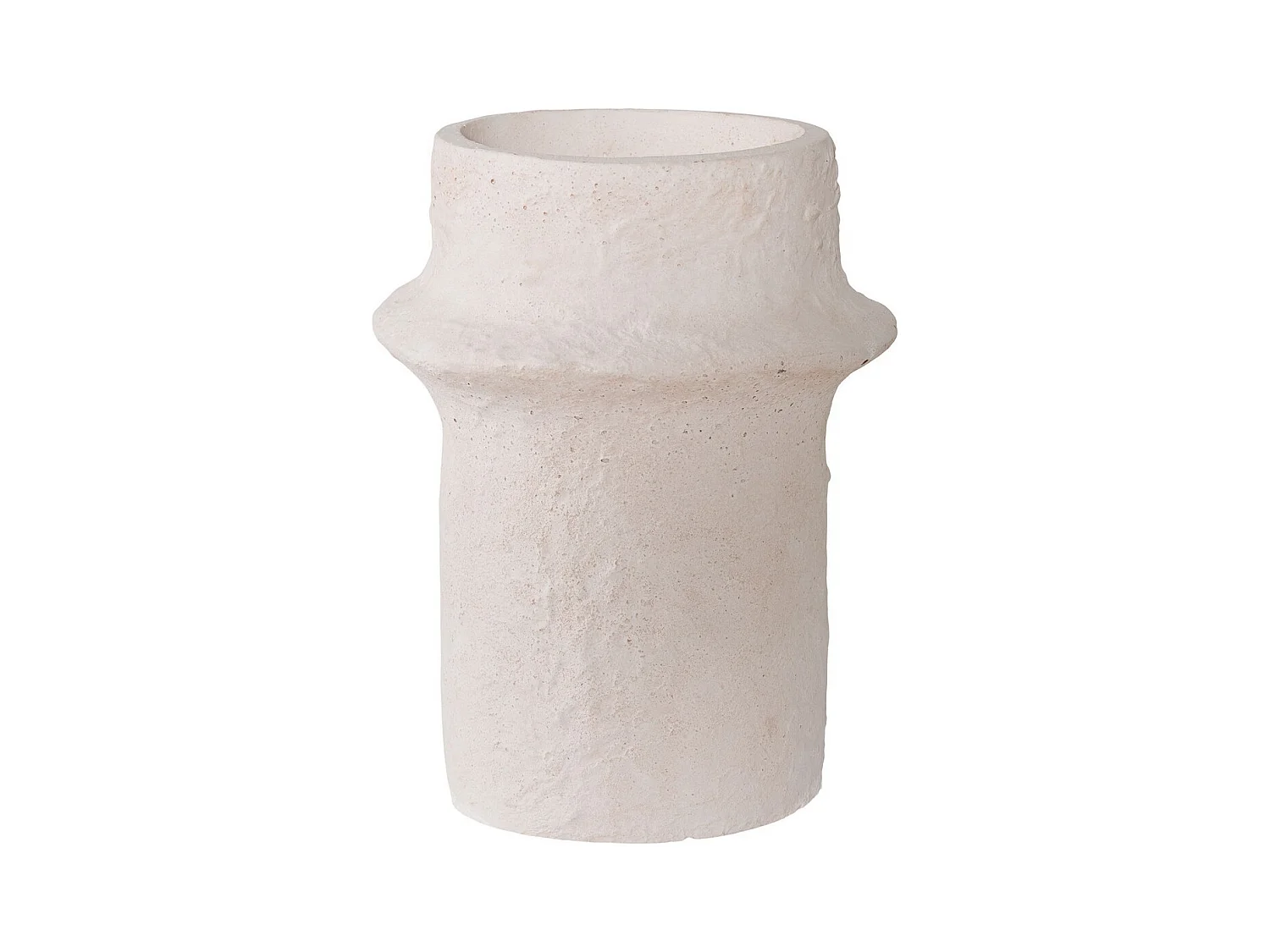 Portavelas Noah, Blanco, 11,4x11,4x15,2 cm, EPIKASA