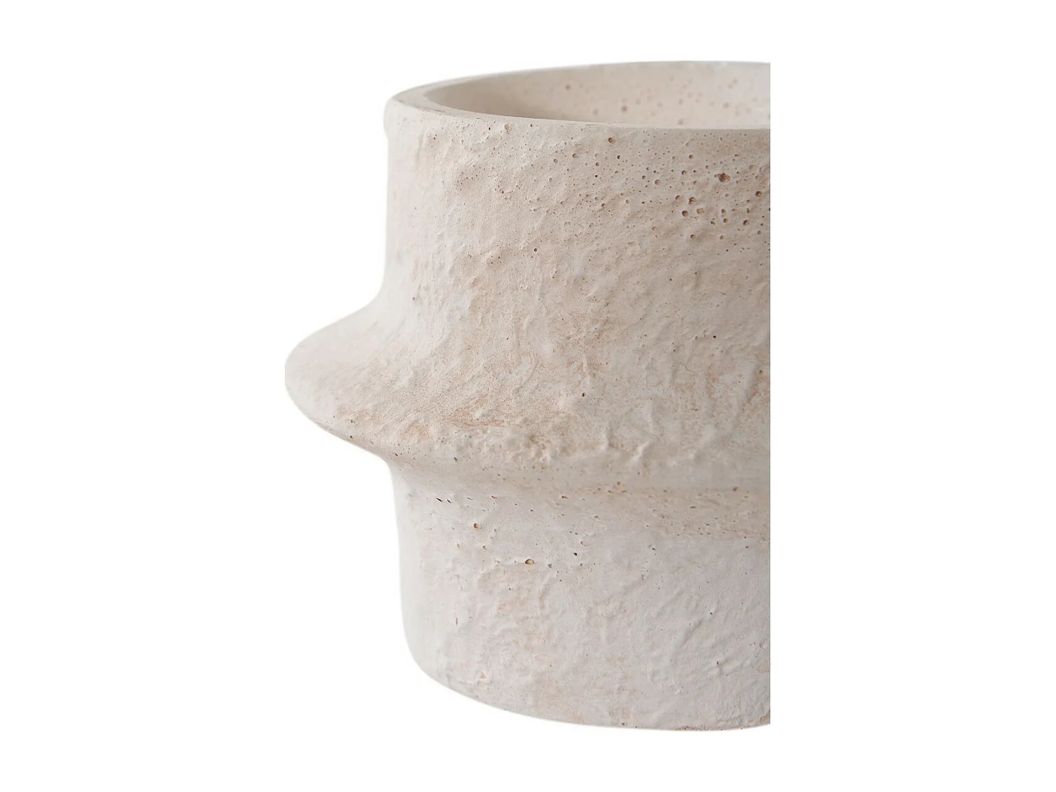 Portacandela Noah, Bianco, 11,4x11,4x15,2 cm, Seven Design