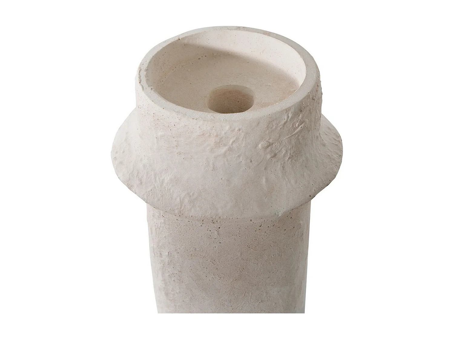 Portacandela Noah, Bianco, 11,4x11,4x15,2 cm, Seven Design