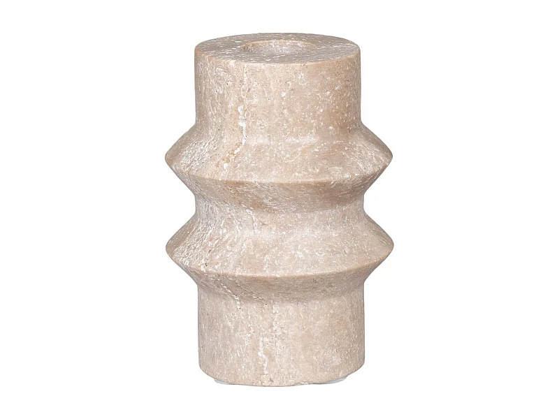 Bougeoir Nadin, Marron, 7x7x10 cm, Seven Design