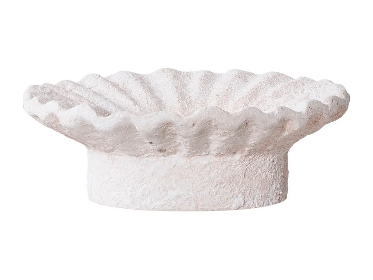 Portacandela Rachi, Bianco, 21,5x21,5x7,3 cm, EPIKASA