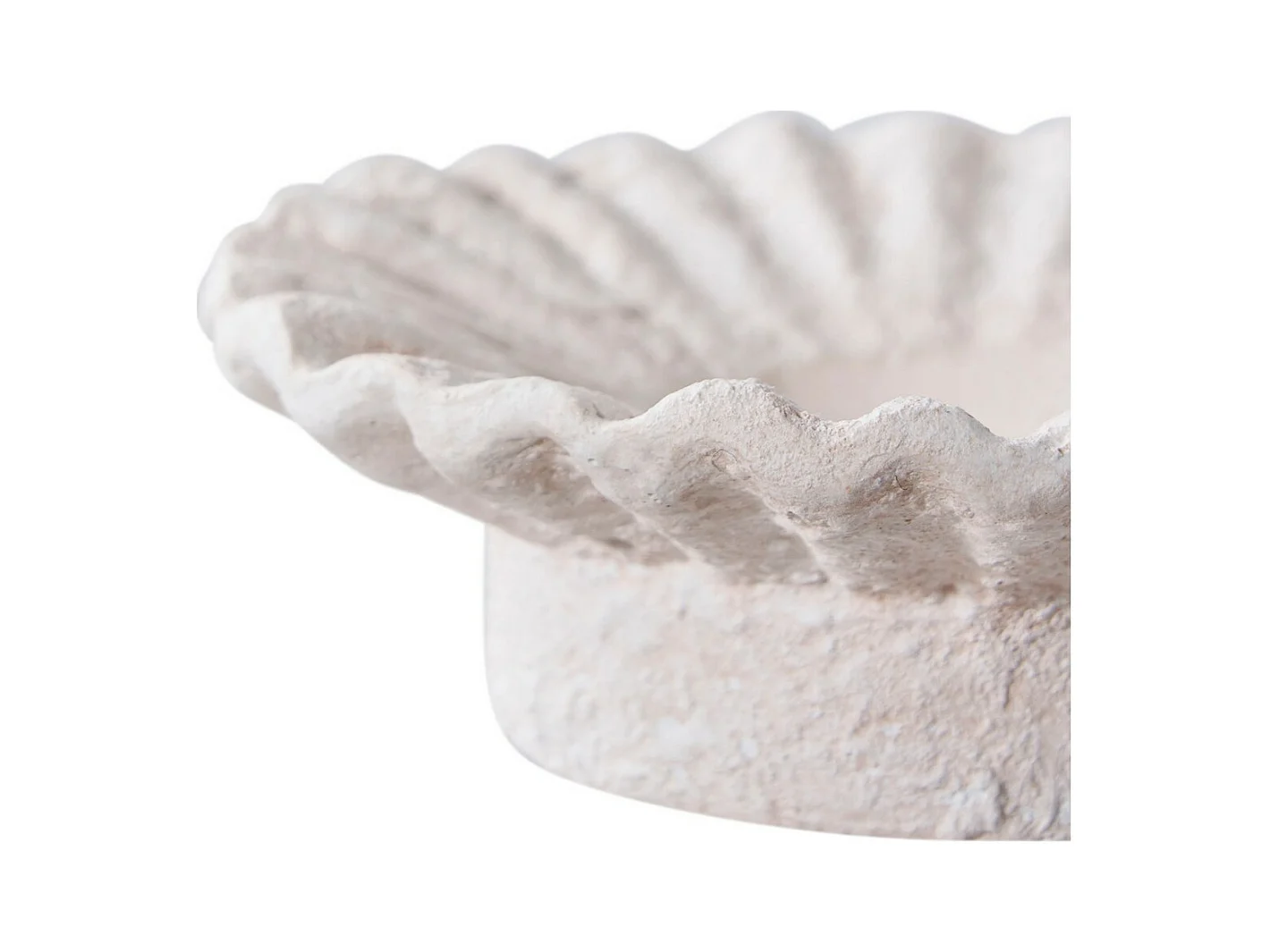Bougeoir Rachi, Blanc, 21,5x21,5x7,3 cm, EPIKASA