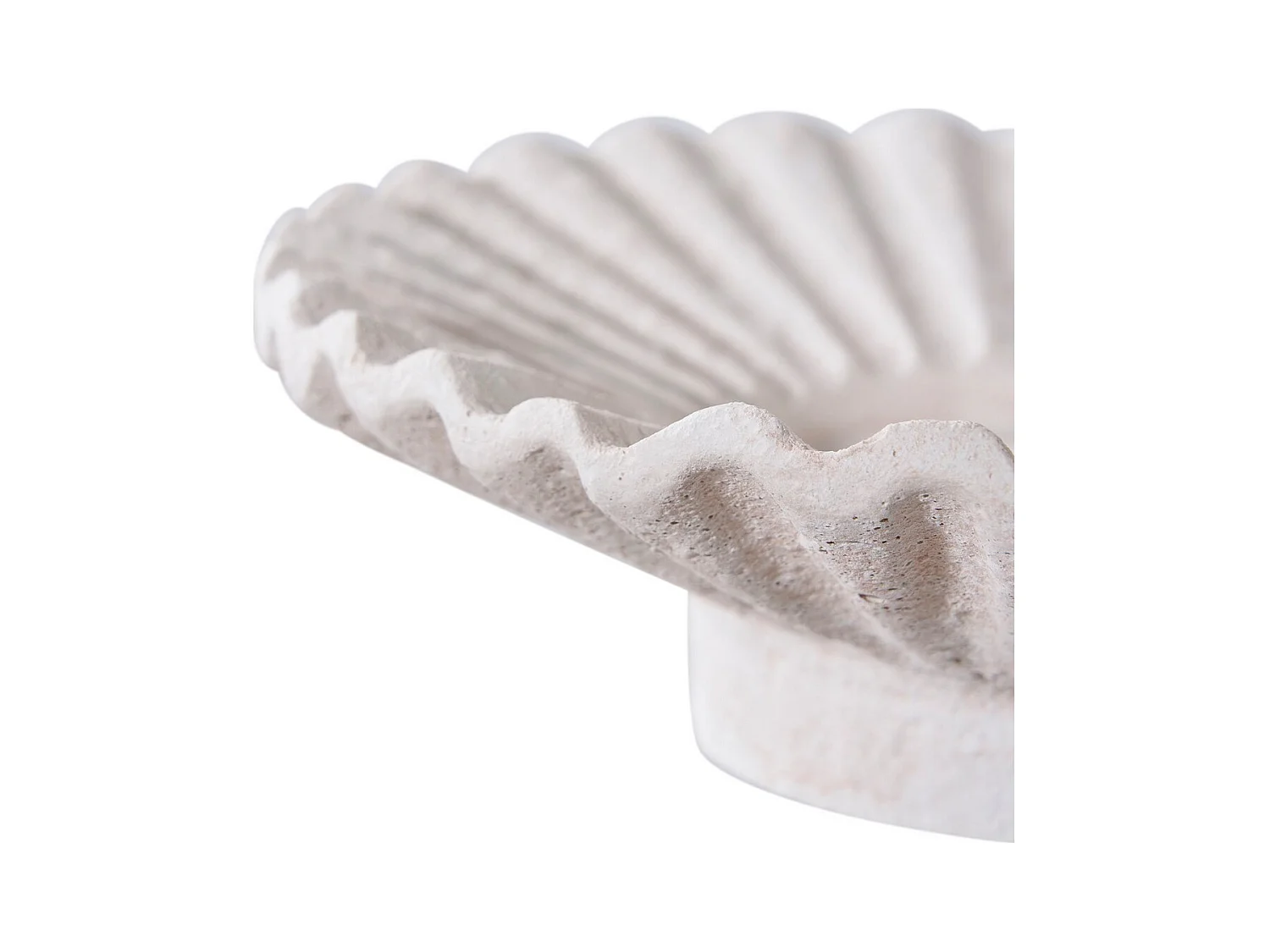 Bougeoir Rachi, Blanc, 21,5x21,5x7,3 cm, EPIKASA