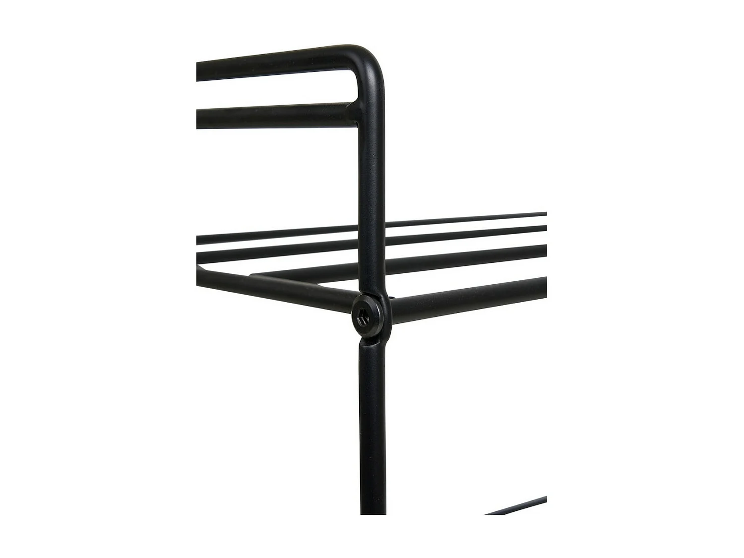 Stojak na Buty Swansea, Czarny, 49,5x25x60 cm, EPIKASA