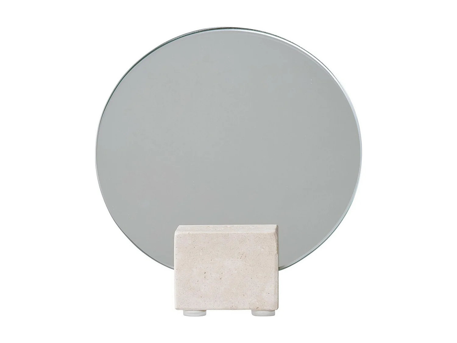 Lustro Stołowe Lucia, Beżowy, 18x6,5x18 cm, Seven Design