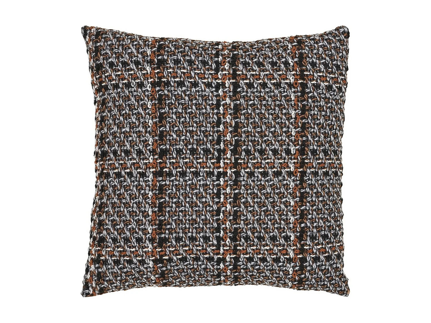 Coussin Décoratif Nara, Marron, 1x60x60 cm, Epikasa