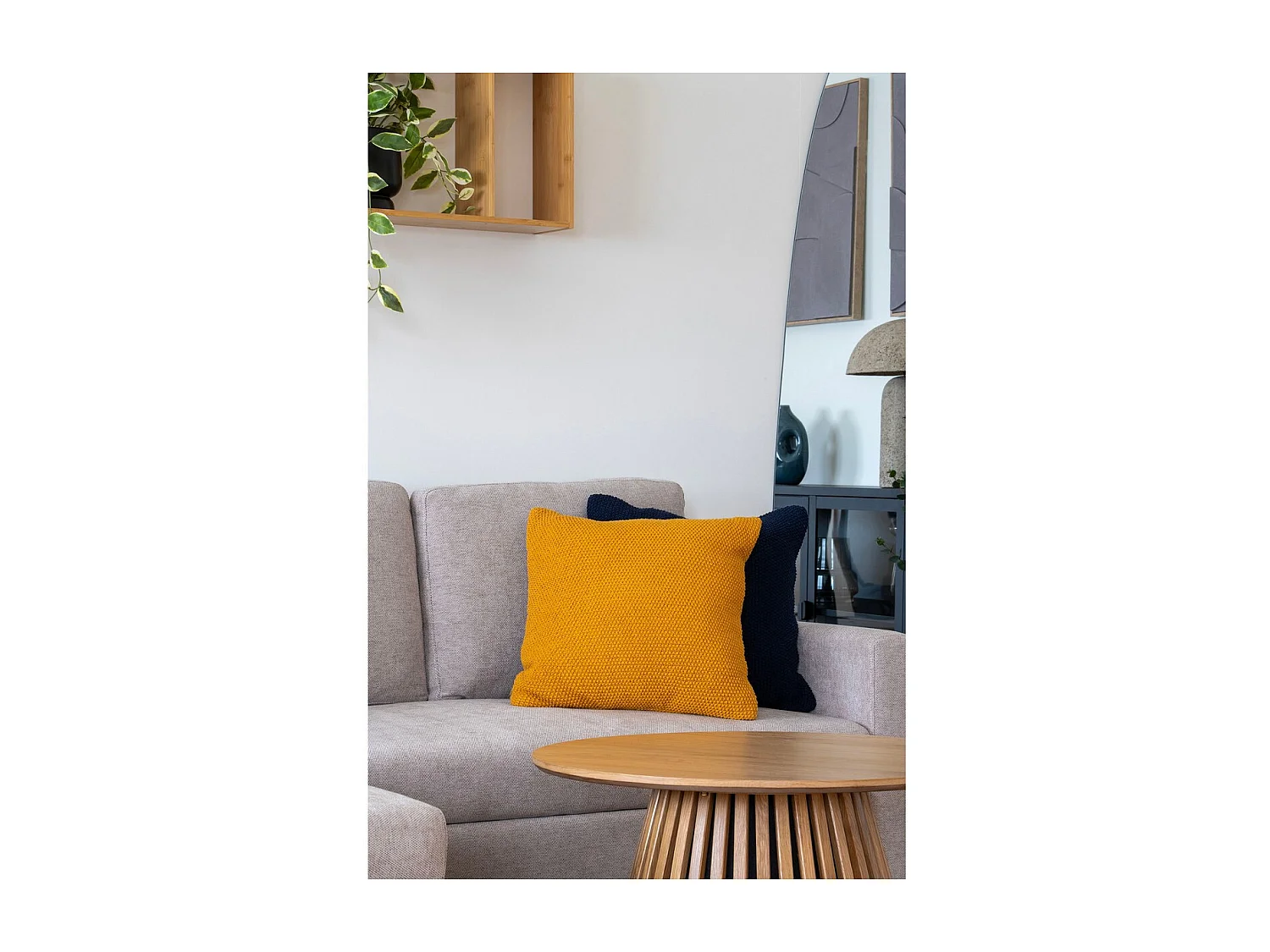 Coussin Décoratif Santos, Orange, 1x45x45 cm, Seven Design