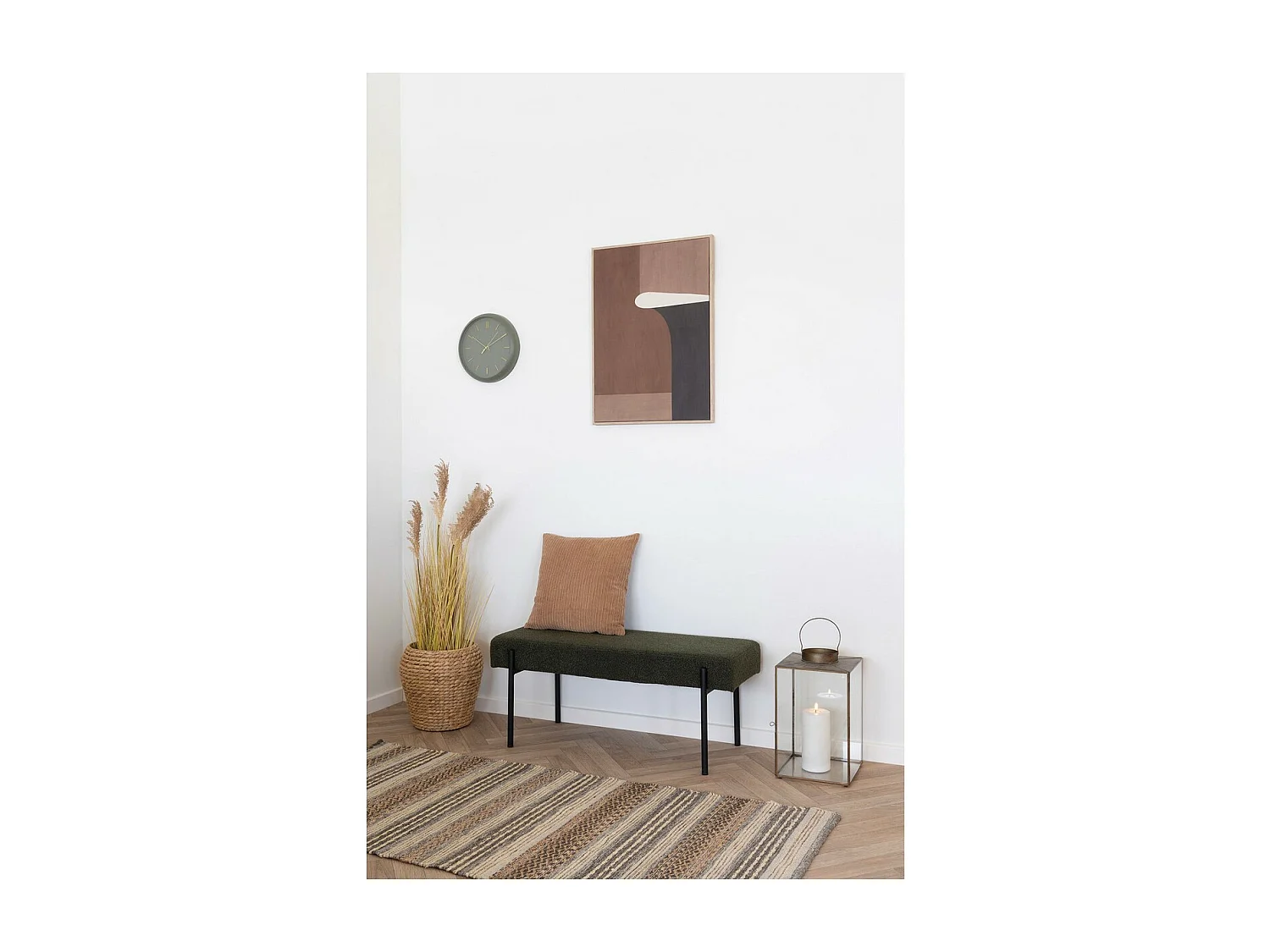 Coussin Décoratif Kobe, Marron, 1x45x45 cm, Epikasa