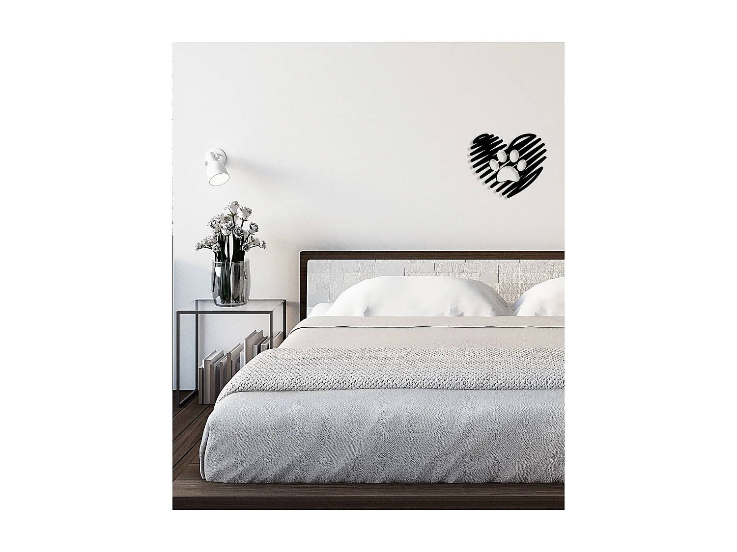 Metalen Decoratie Kat 117, Zwart, 48x0,15x40 cm, EPIKASA