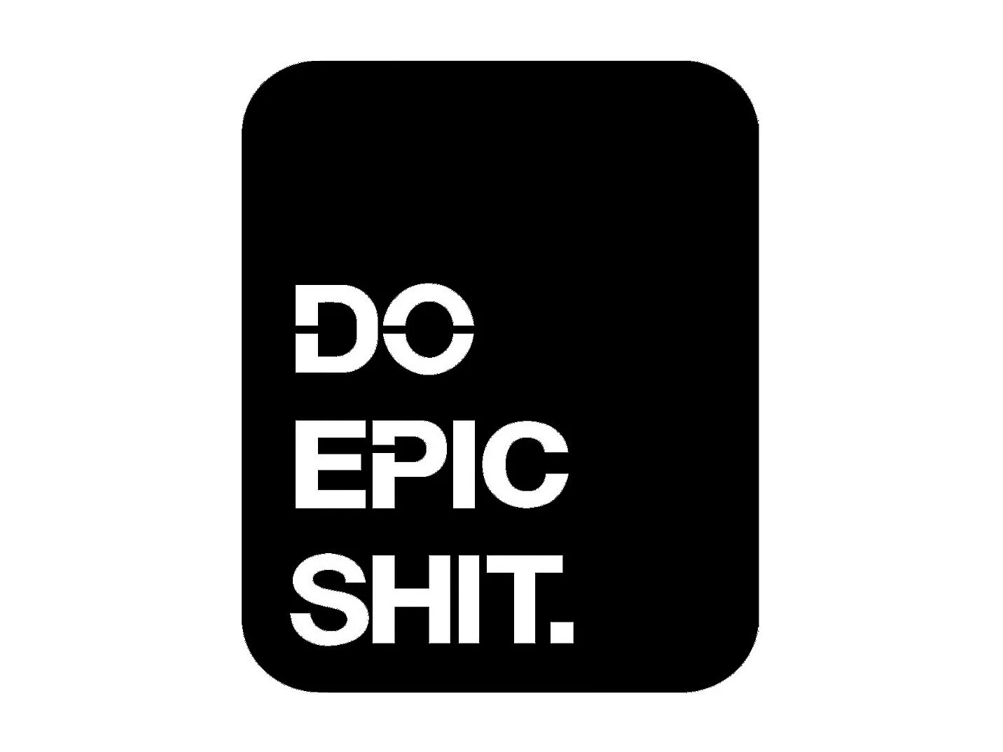 Dekoracja Metalowa Do Epic Shit, Czarny, 54x0,15x70 cm, EPIKASA