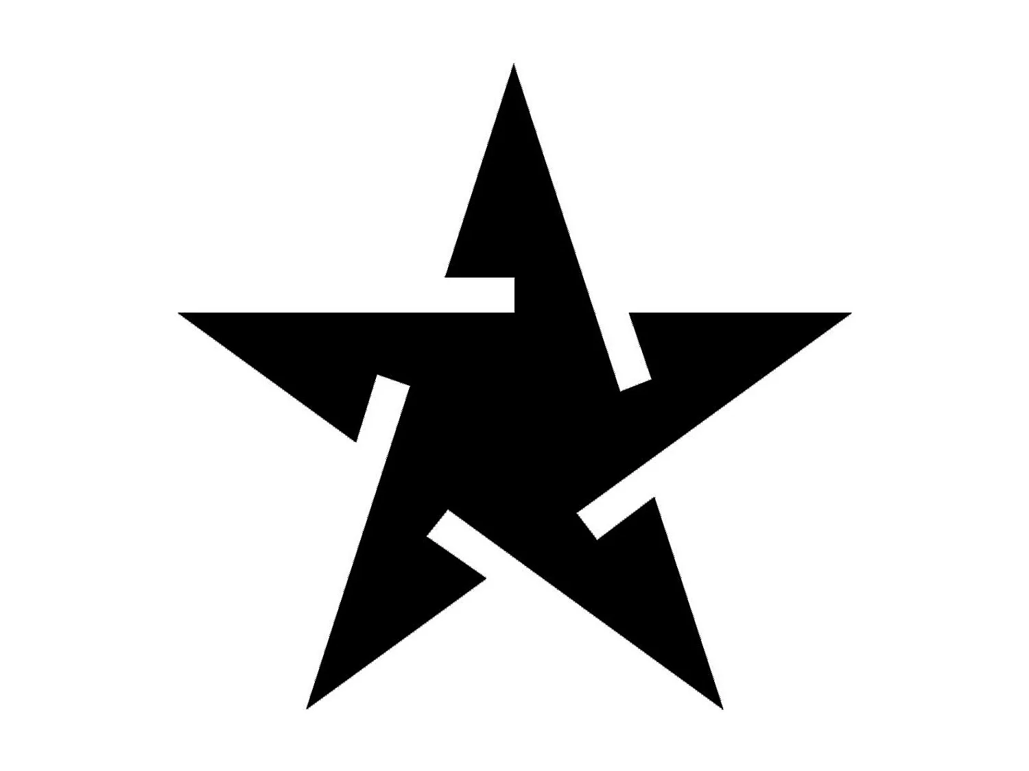 Decoração em Metal Stella, Preto, 40x0,15x38 cm, EPIKASA