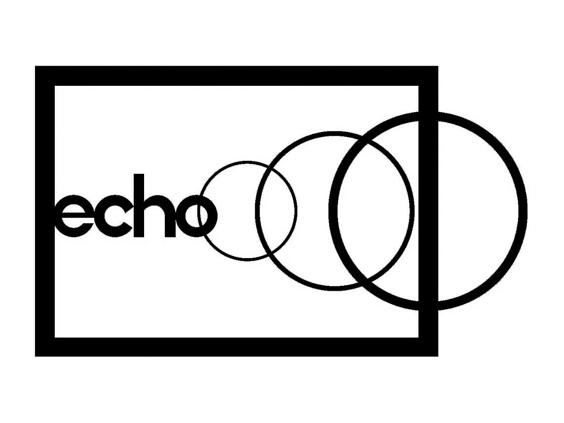 Metalen Decoratie Echo, Zwart, 60x0,15x35 cm cm, EPIKASA