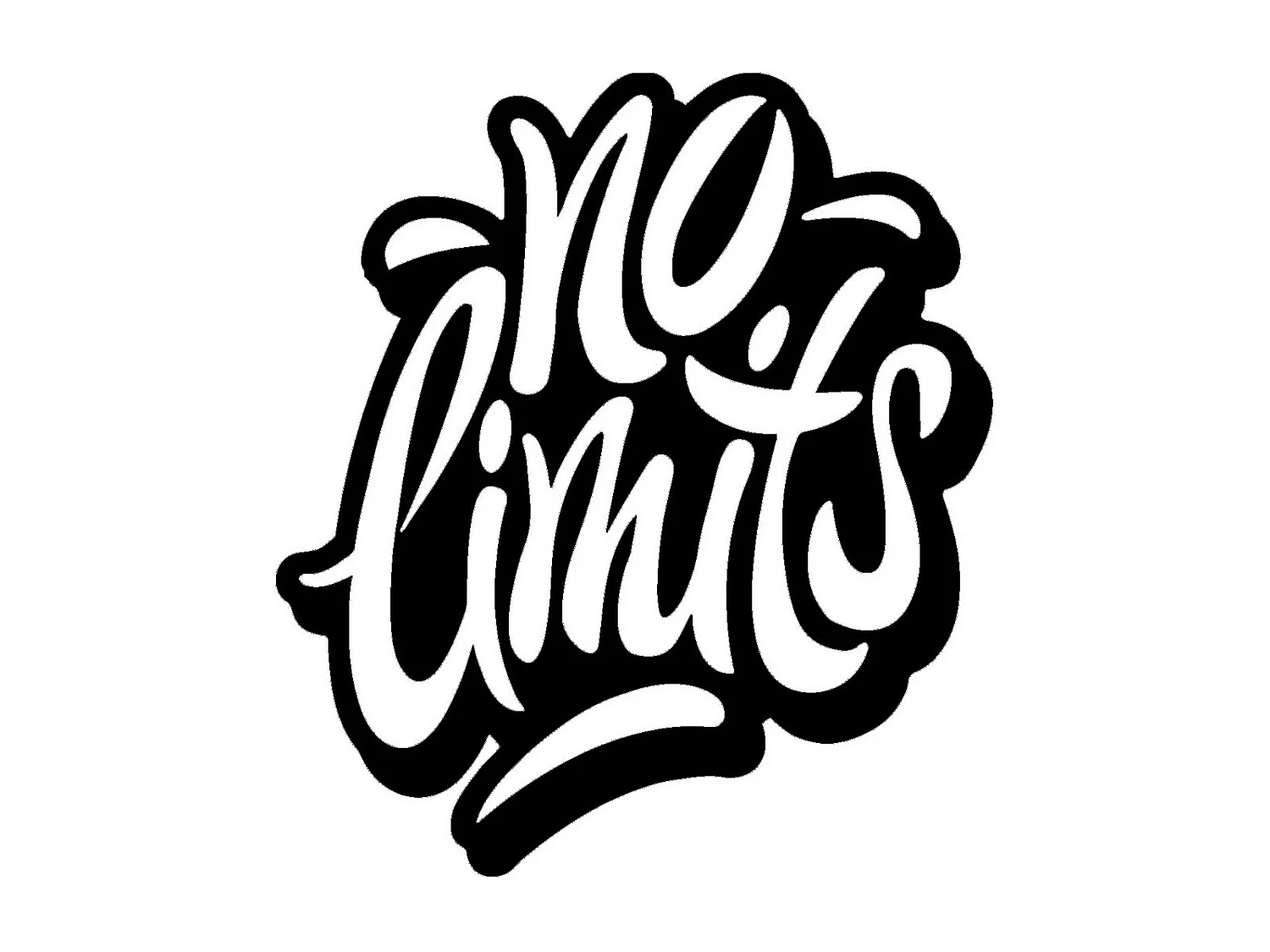 Décoration en Métal No Limits, Noir, 53x0,15x60 cm cm, EPIKASA