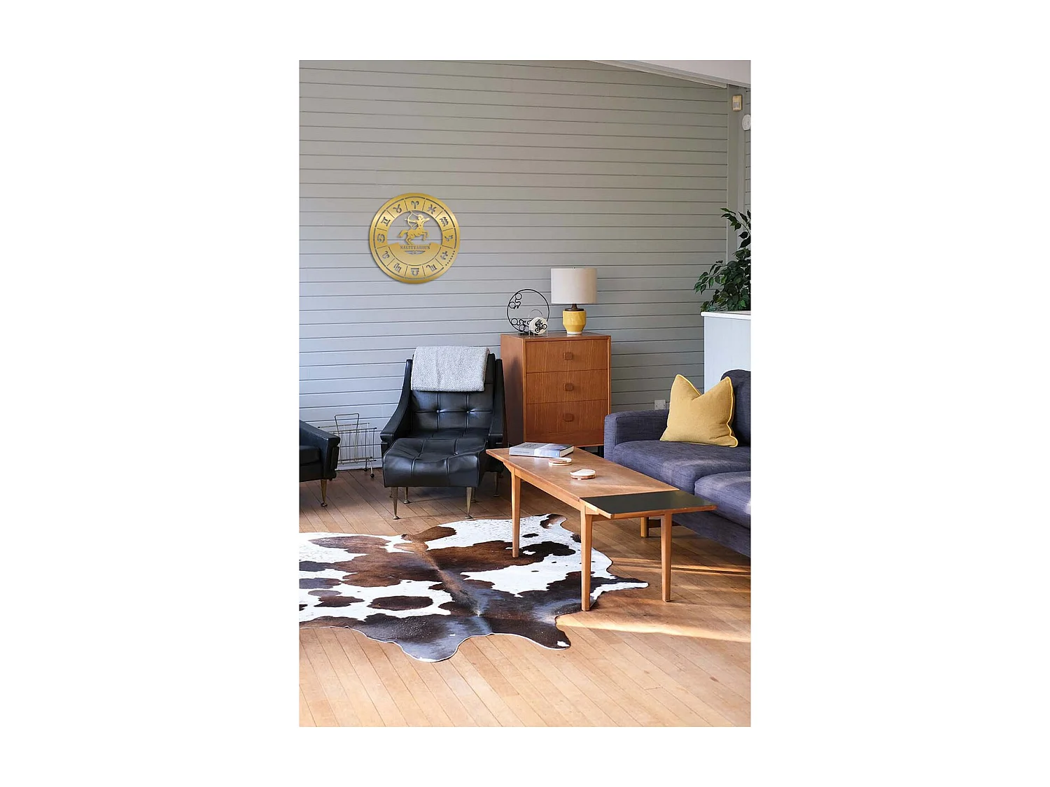 Decoração em Metal Horóscopo 2 de Sagitário, Ouro, 50x0,15x50 cm, EPIKASA