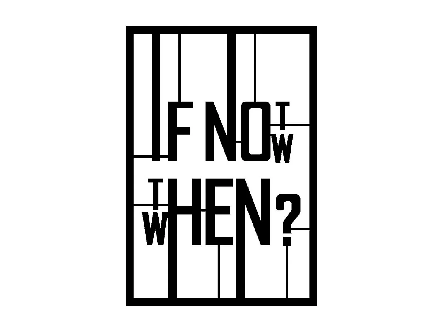 Dekoracja Metalowa If not Now, Czarny, 50x0,15x73 cm, EPIKASA