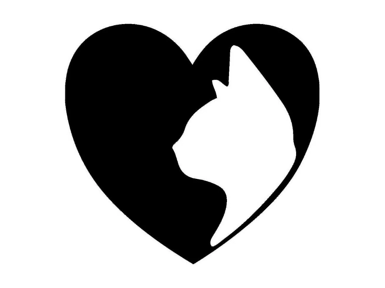 Décoration en Métal Chat 165, Noir, 40x0,15x38 cm, EPIKASA